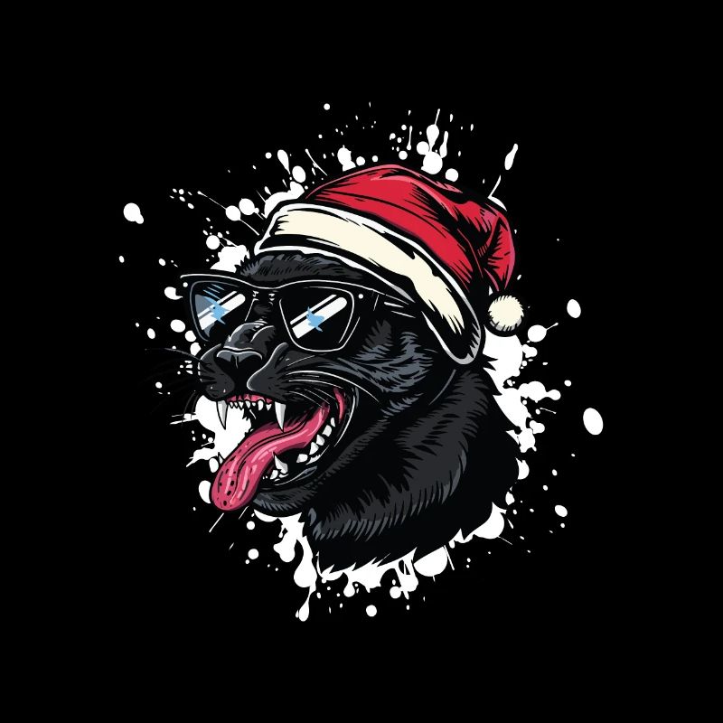 Panthère Noël Drôle