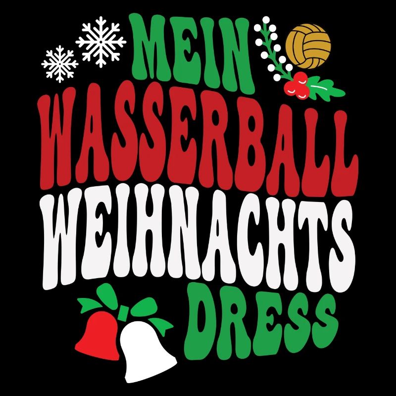 Weihnachten Wasserball Spielerin Wasserballspieler