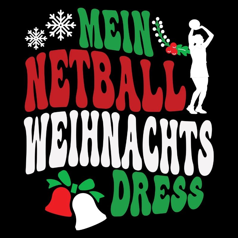 Weihnachten Netball Spielerin Netballspielerin