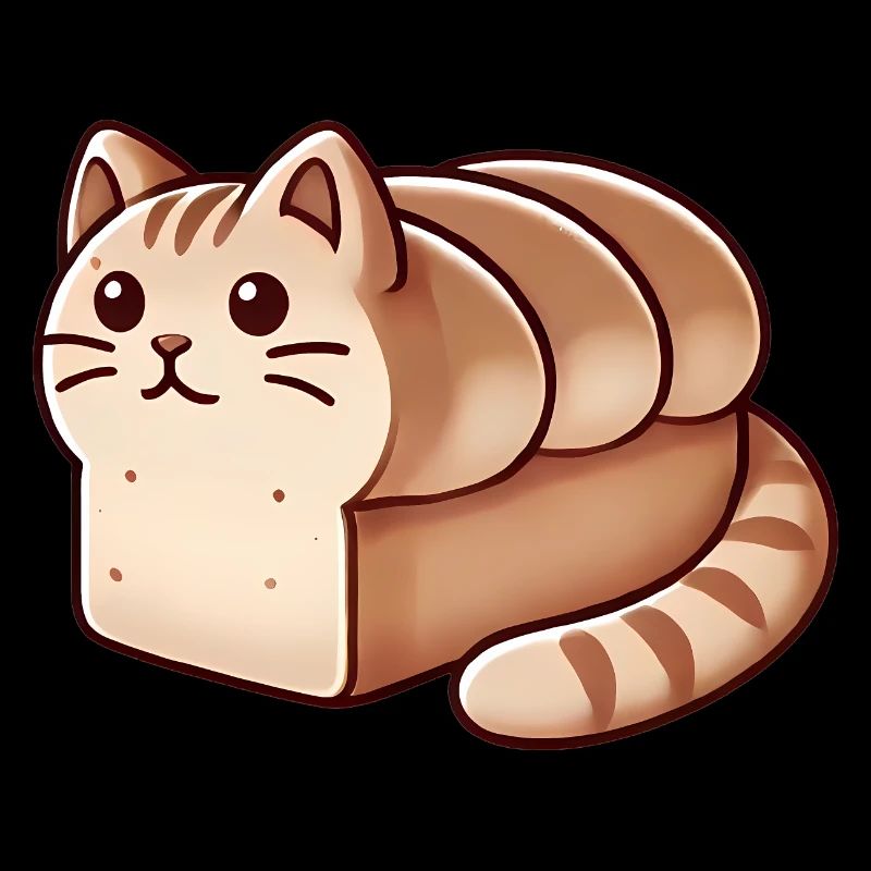 Illustration de pain de chat confortable