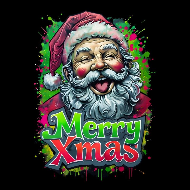 Merry Xmas lustiger Santa