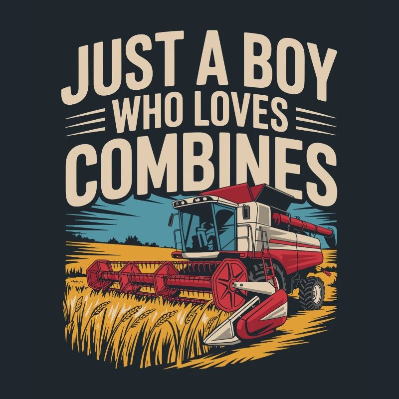 Just a boy who loves combines