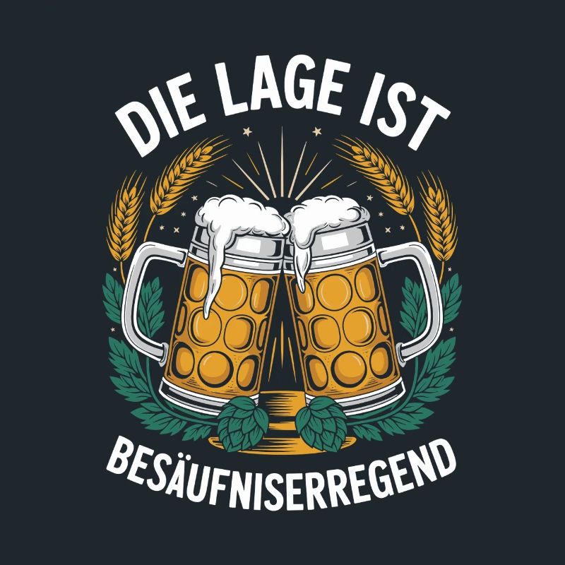 Lustiges Bier Design