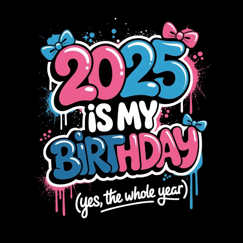 2025 Geburtstag das ganze Jahr
