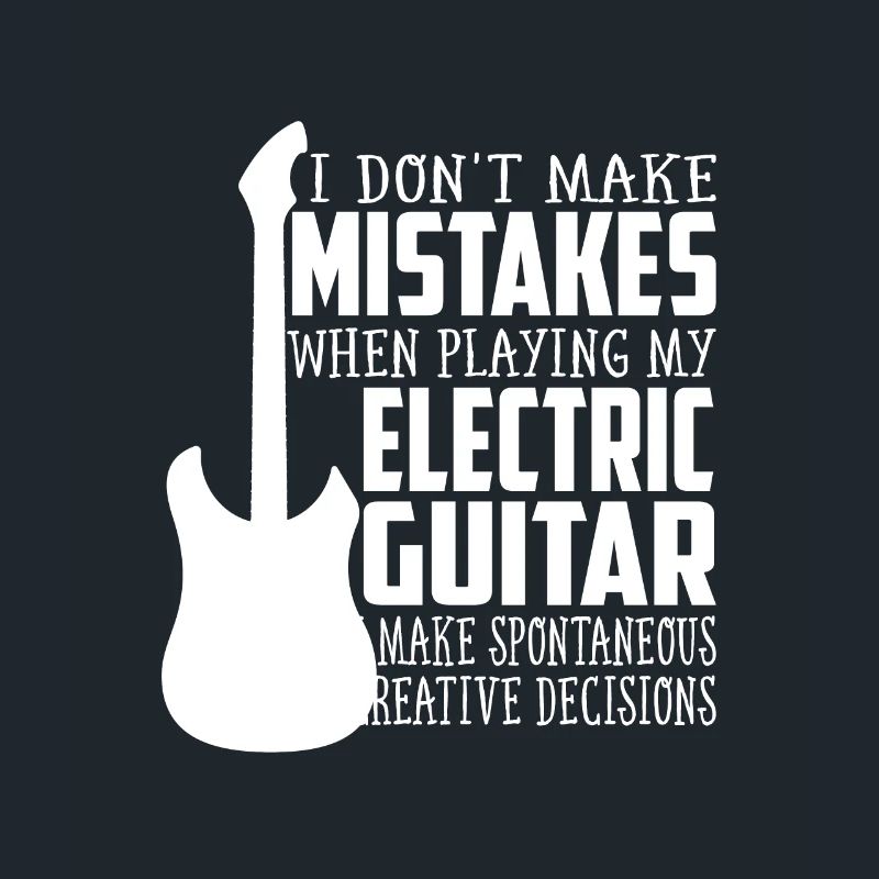 Vater mit E-Gitarre