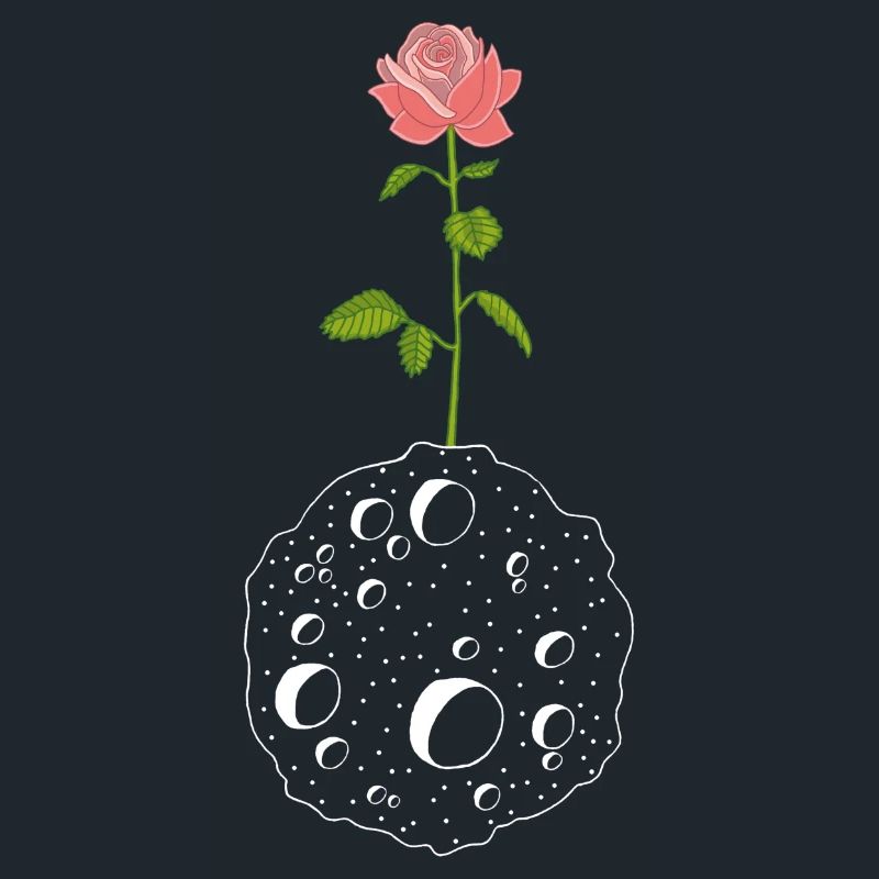 La fleur et la planète blanche