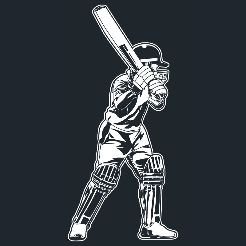 Cricket Batter Sketch