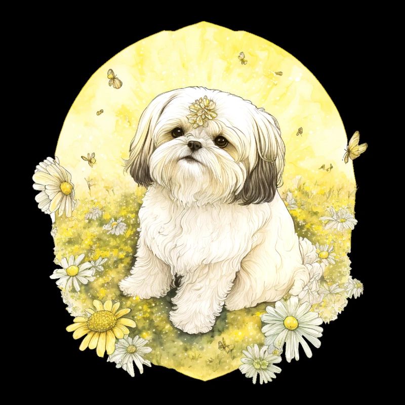 White litle dog