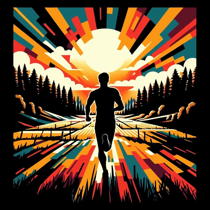 Cadeau de cross-country : Athlète de conception