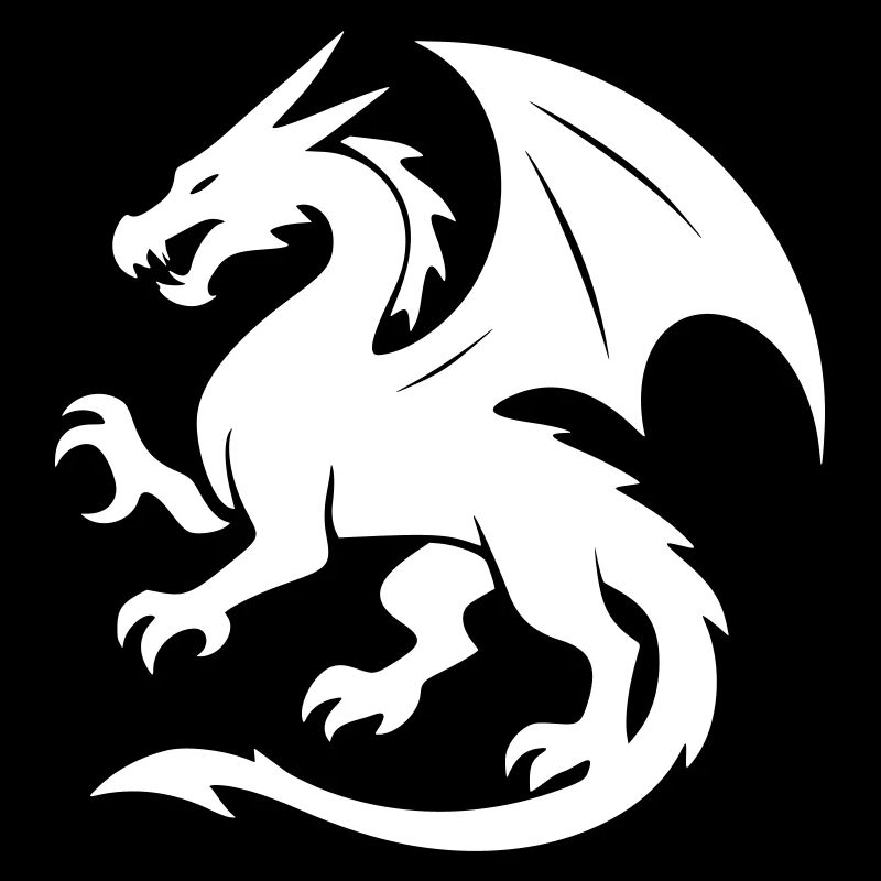 Drache (weiß)