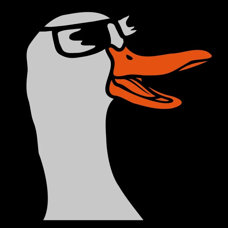 Gesicht Sonnenbrille Gans Comic