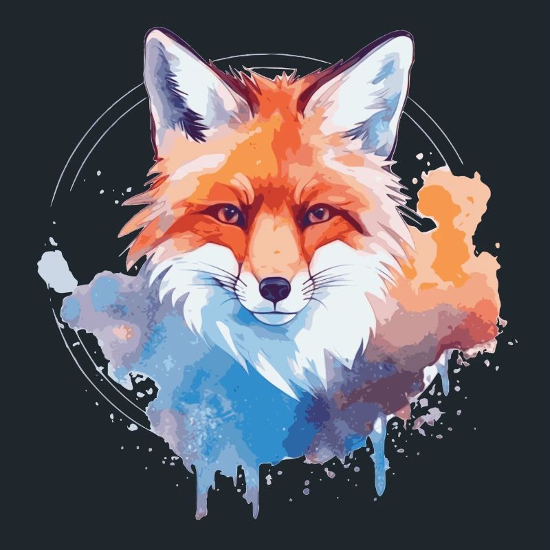 Watercolor Fox, Fox