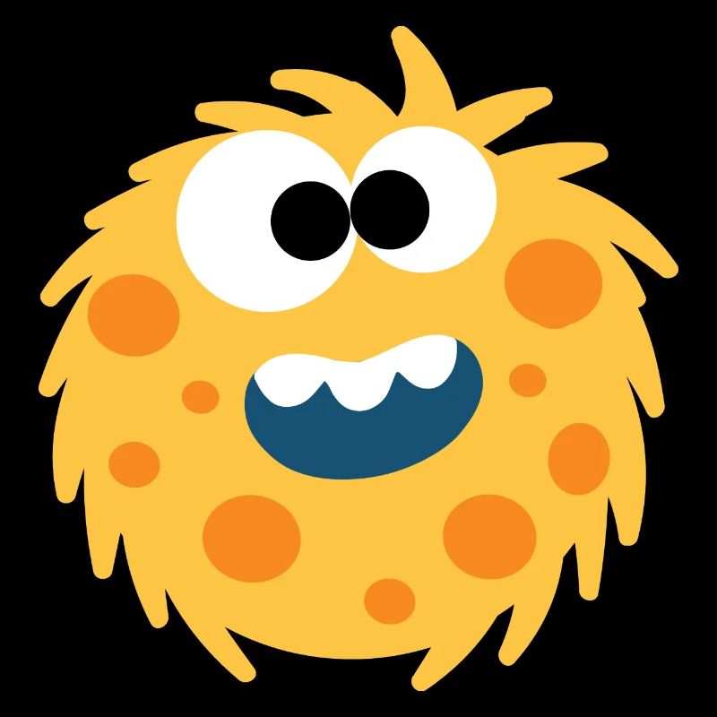 Monstre jaune moelleux