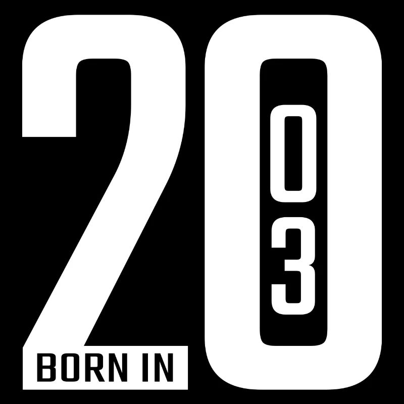 Born in 2003 white