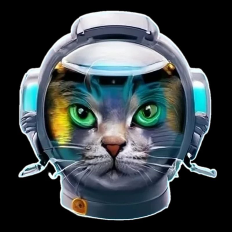 Cyborg-Katze der Zukunft