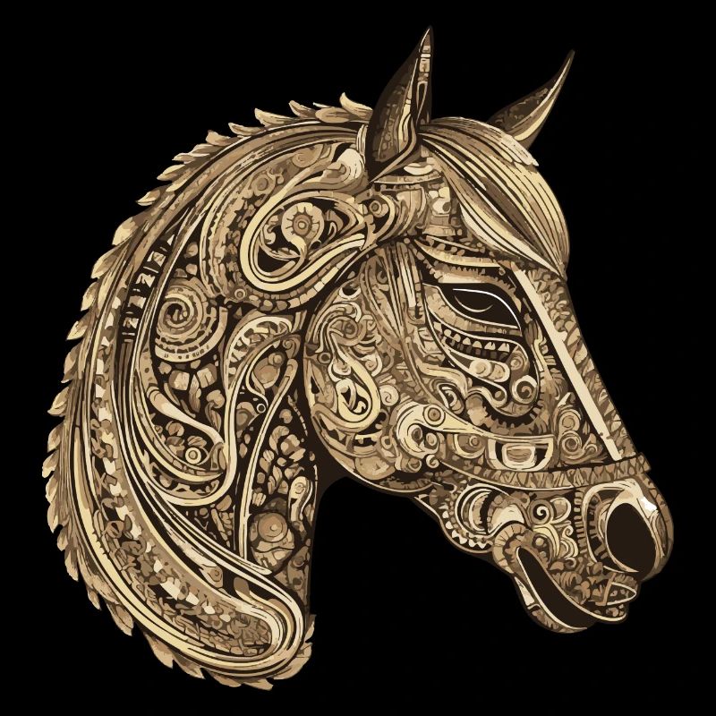 Portrait de cheval