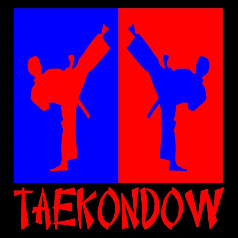 Tkd rouge et bleu