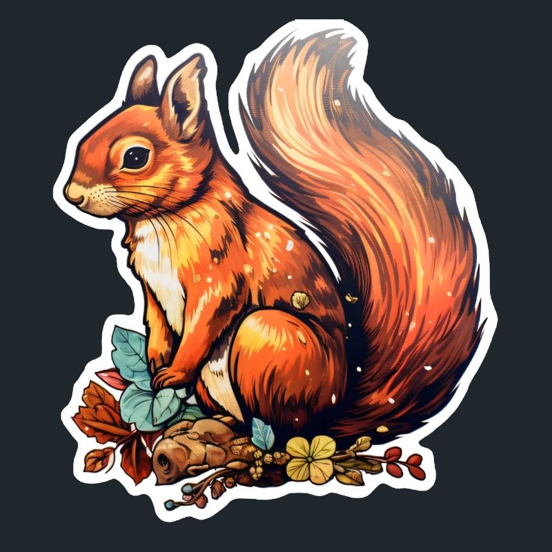 Eichhörnchen putzig