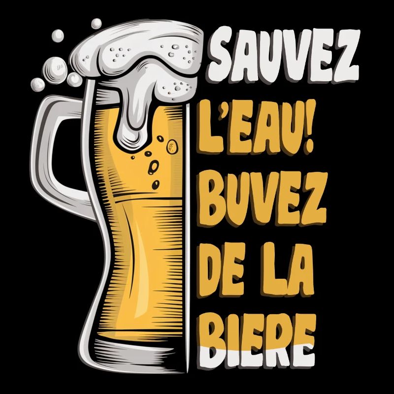 Sparen Sie Wasser, trinken Sie Bier