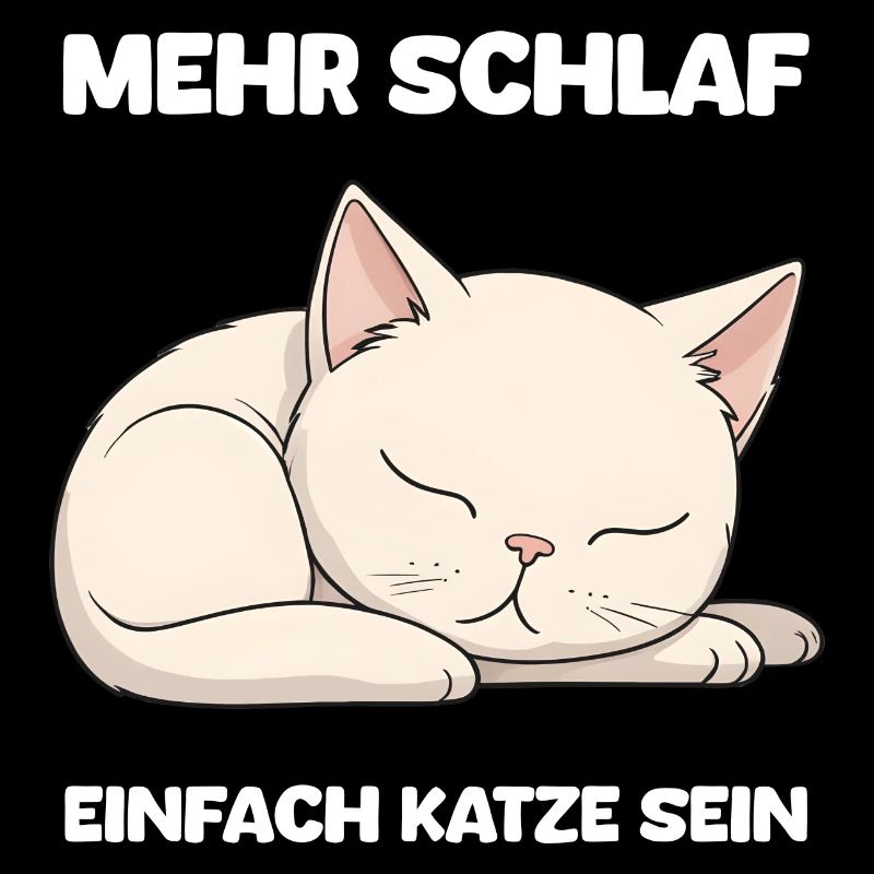 Schlafende süße Katze