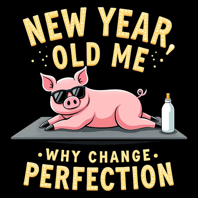 Sarkastischer Witz - Neujahr