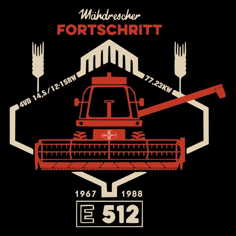 FORTSCHRITT Mähdrescher E512 DDR LPG