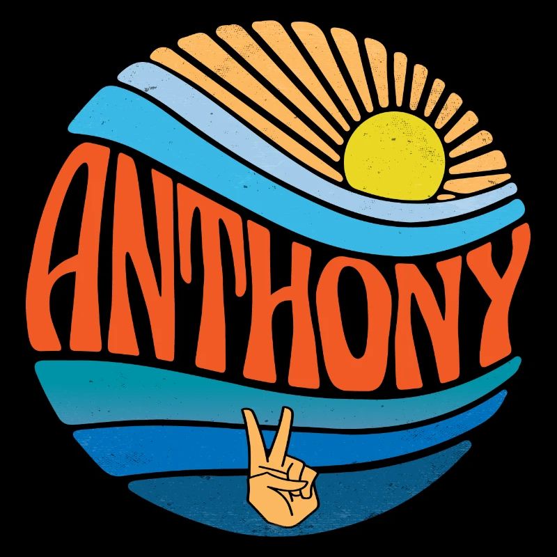 Anthony Chemise Vintage Sunset Anthony Groovy Cravate