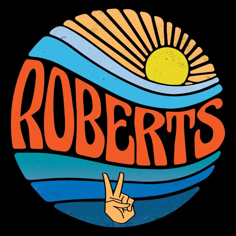 Roberts Hemd Vintage Sunset Roberts Groovy Krawatte