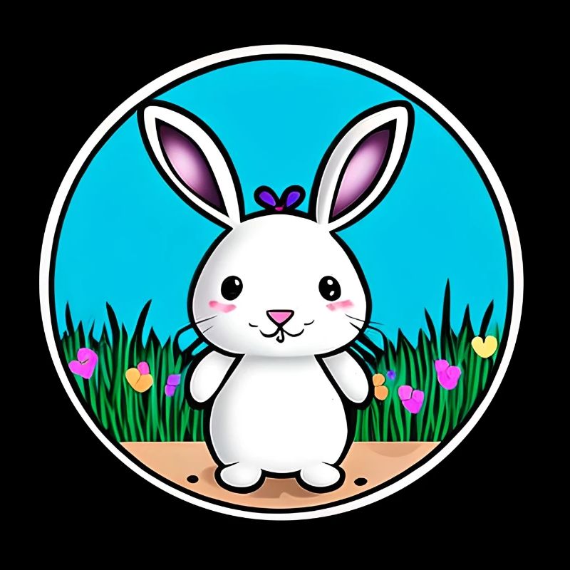 Klein Osterhase Weiß