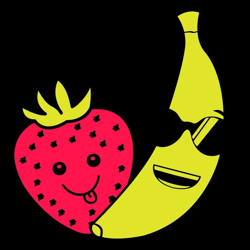 erdbeere banane