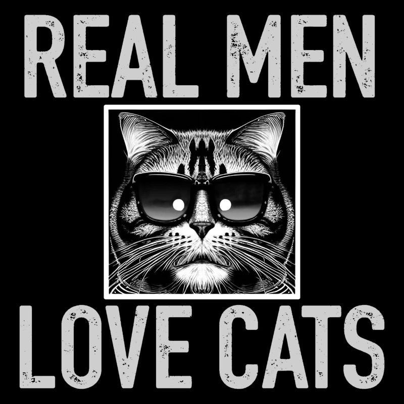 Les vrais hommes aiment les chats