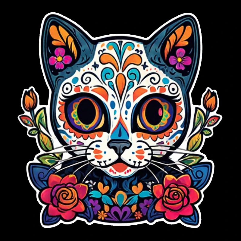 Cat Mexico - Dia de los Muertos