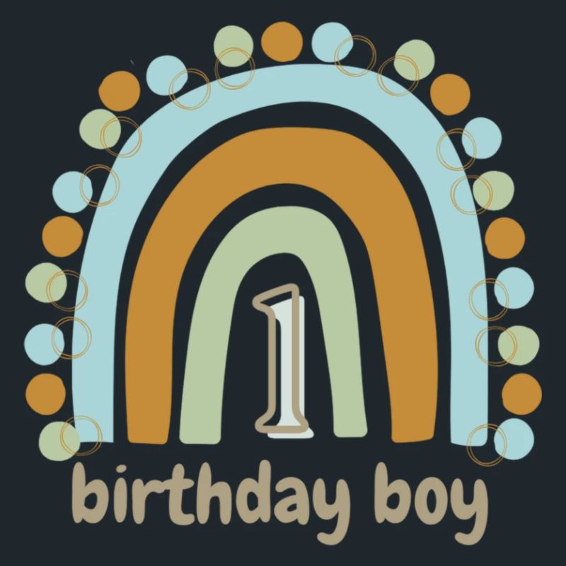 Birthday Boy 1 Regenbogen