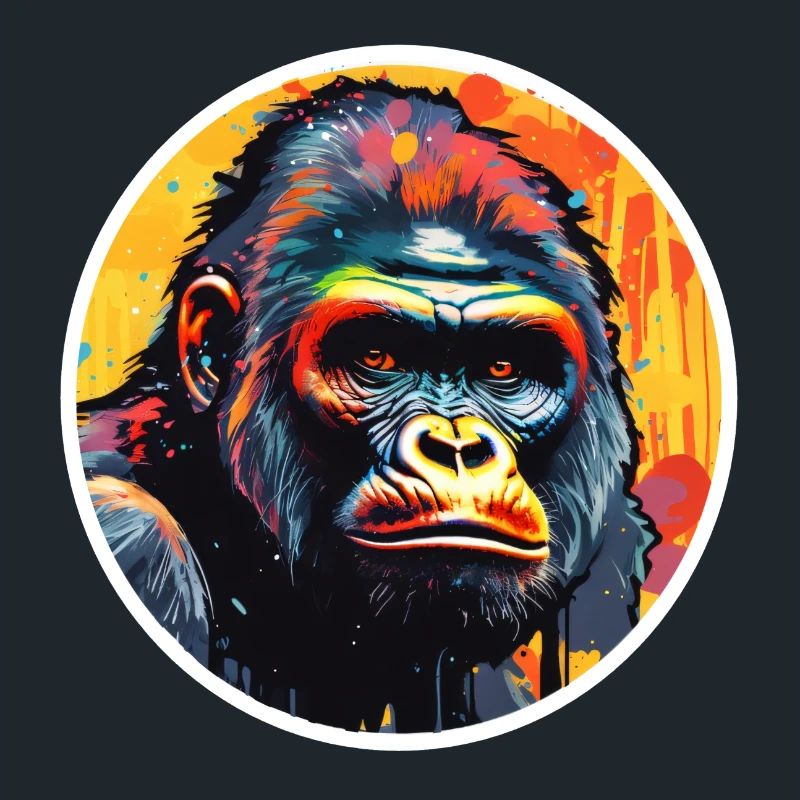Gorilla psychedelisch