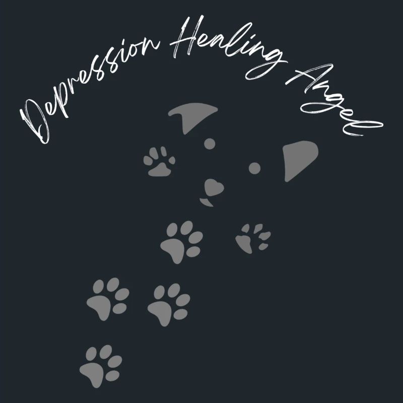 Conception d’ange de guérison de la dépression