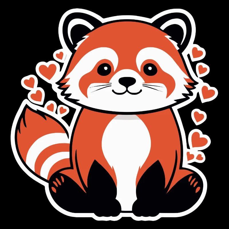 Panda roux sincère