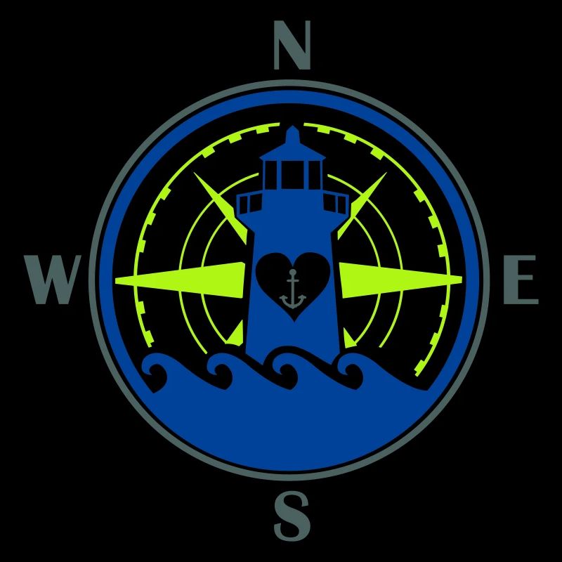 compass anchor heart