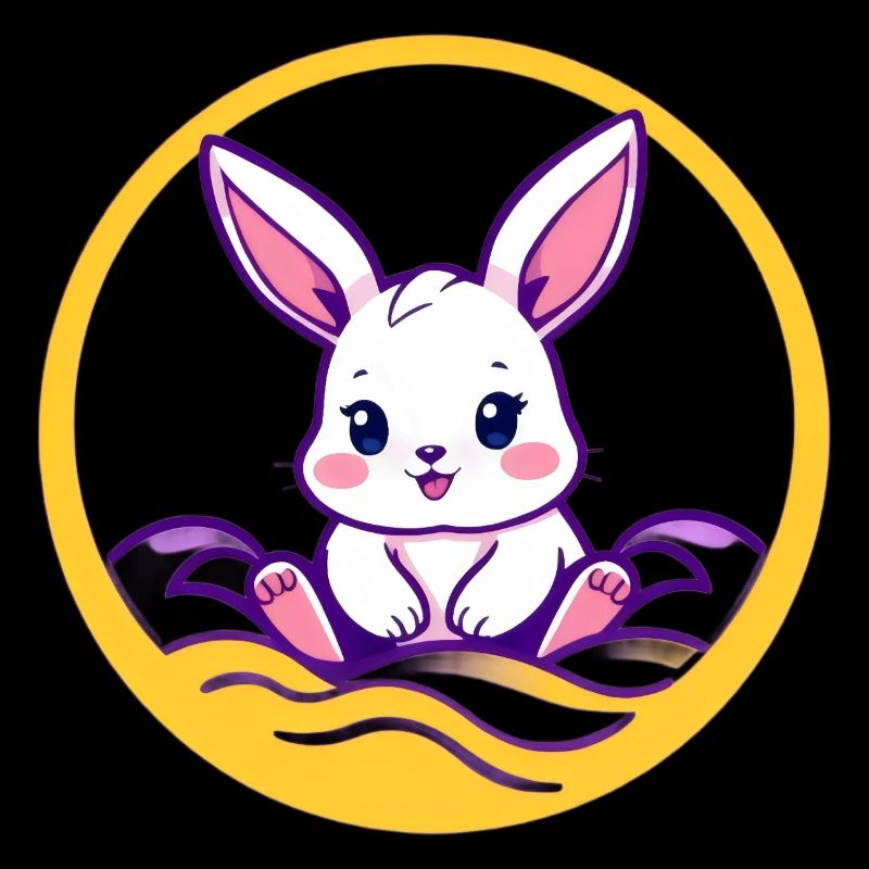 Lapin mignon, lapin de Pâques mignon, lapin