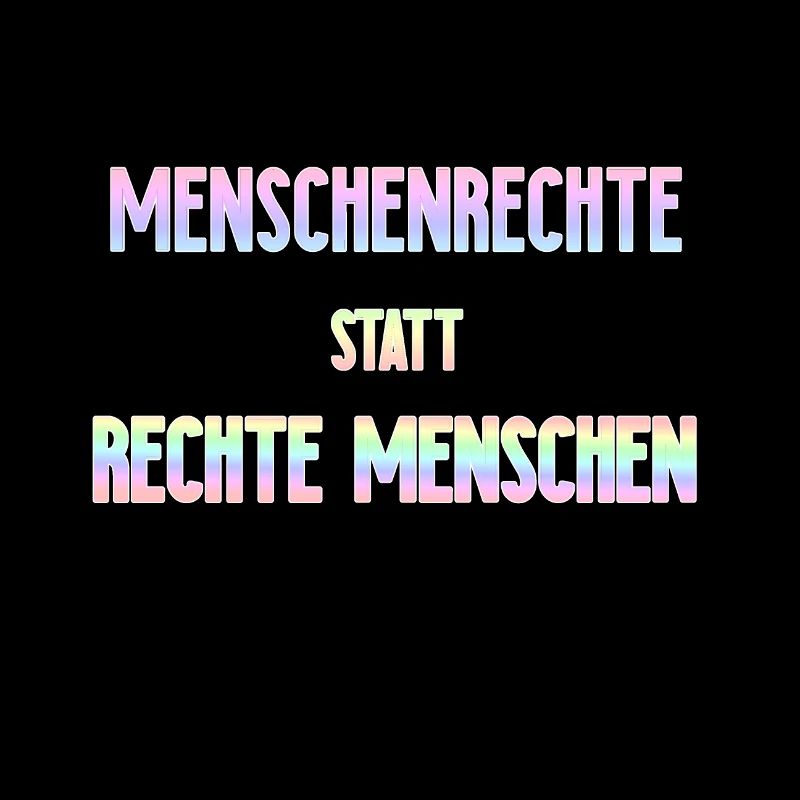 Menschenrechte | Gegen Nazis Antifa Geschenkidee