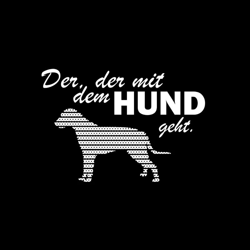 Celui qui marche avec le chien