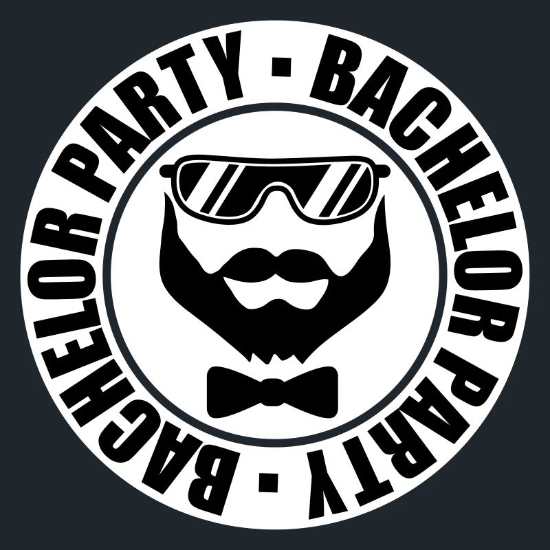 bachelor party stamp circle ring team bache
