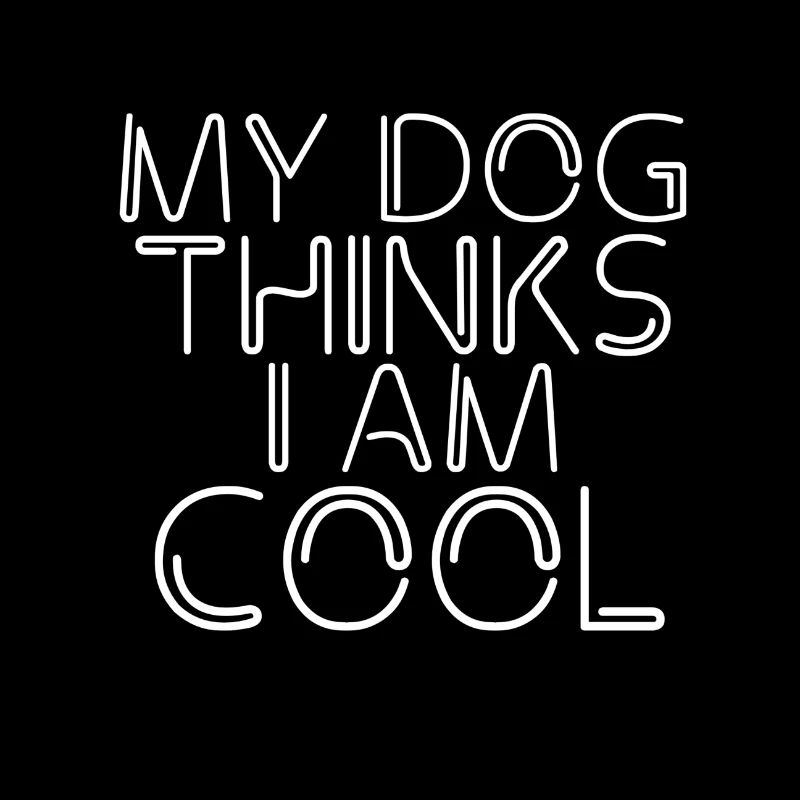 Mon chien pense que je suis un chien cool