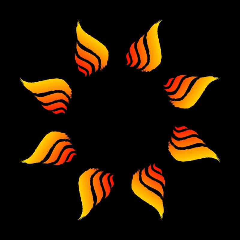 Feuer Kreis Kreisform