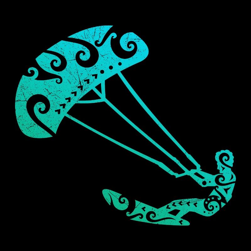 Maori Kitesurfer Tribal Tattoo Gift Idea