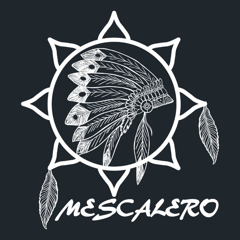 Mescalero Apache Indians - White