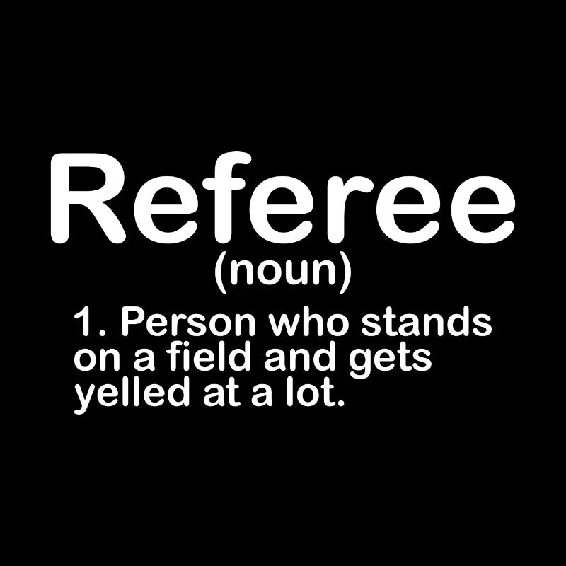Soccer referee funny gift for men