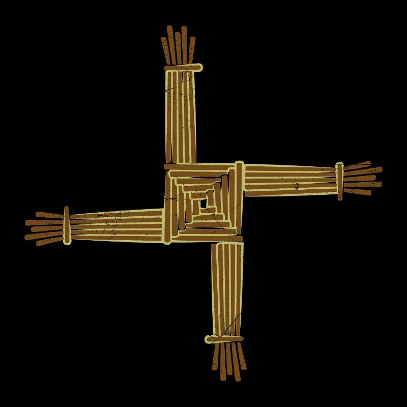 Idée de cadeau de symboles celtiques de St. Brigid Cross