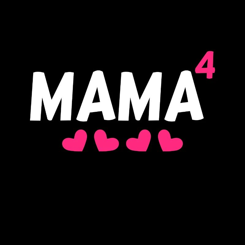 Mama hoch Vier 4 Kinder