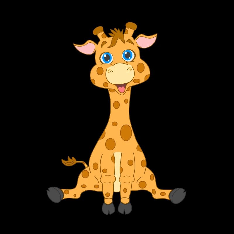 La girafe bébé est ma peluche préférée