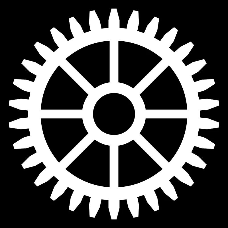 Zahnrad Vorlage Design